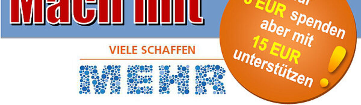Große Spendenaktion für den Neubau des Sportlerheimes startet am 01.03.2018