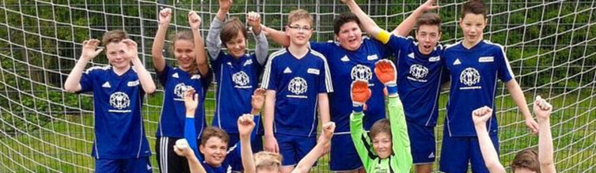 U13-Fußballjugend feiert Staffelsieg