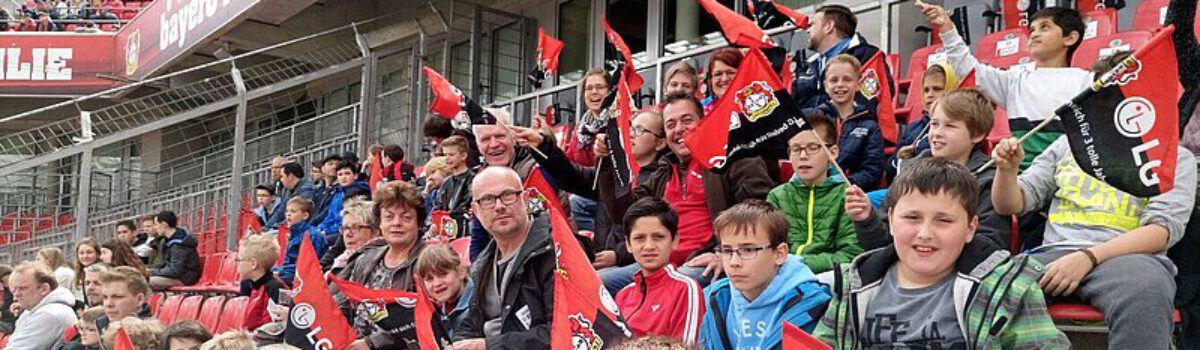 Jugend besuchte Bundesligaspiel Leverkusen – Ingolstadt