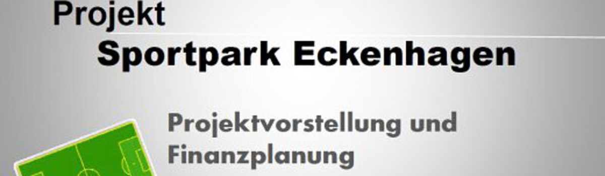 Gemeinderat beschließt Projekt Sportpark 2011