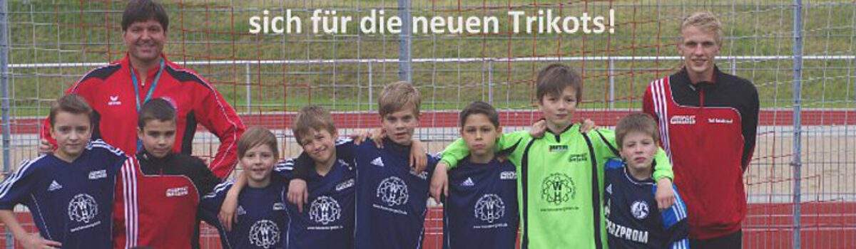 Fa. Walter Heußner GmbH spendet neuen Trikotsatz für die E-Jugend