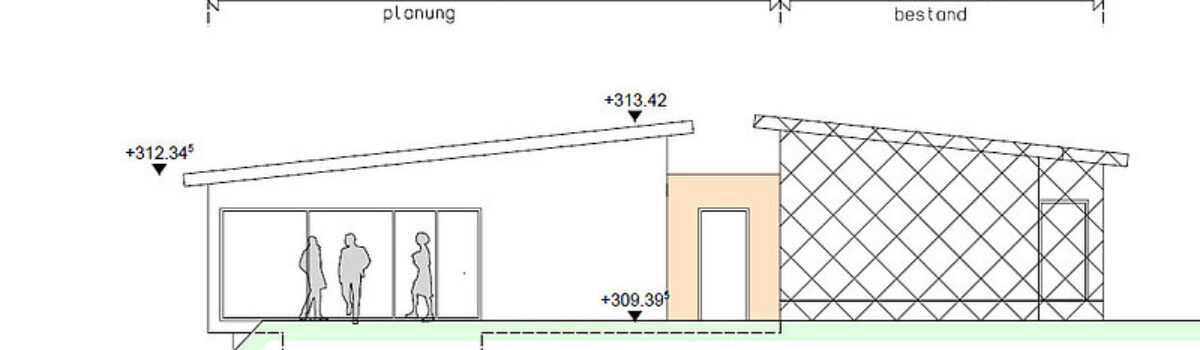 Erweiterungsbau Vereinsheim geht in die Umsetzungsphase