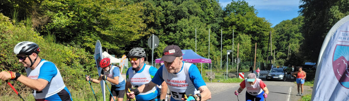 🥇 Meinolf Koch auf der Überholspur beim Rollski-Berglauf in Boppard